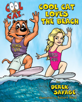 Cool Cat Loves the Beach