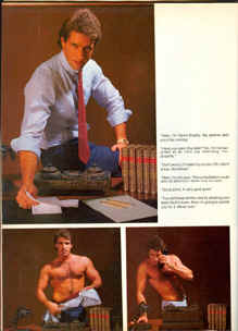 Derek Savage in PlayGirl