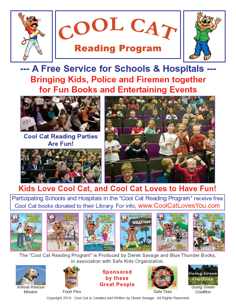 Cool Cat Reading Program by Derek Savage